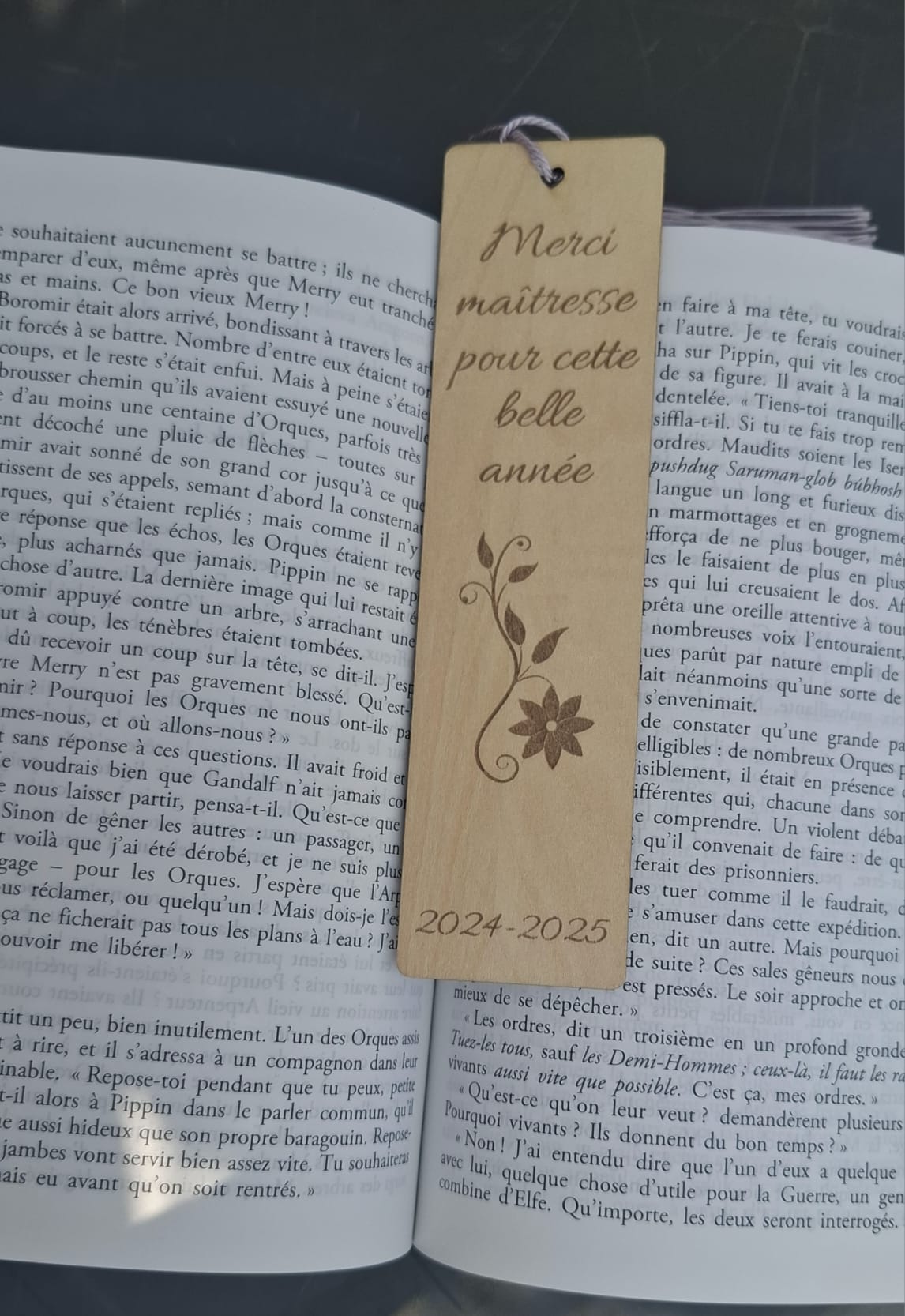 Marque page personnalisé