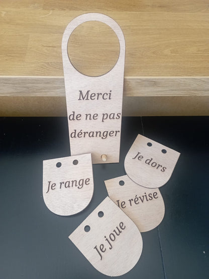 Ne pas déranger - Accroche poignée de porte