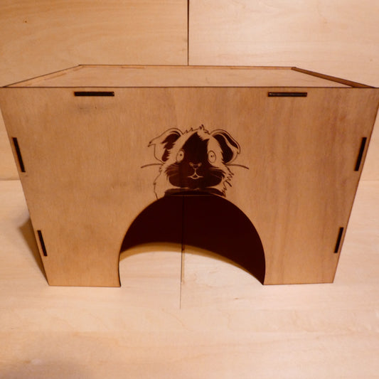 Cabane personnalisable pour cochon d'inde